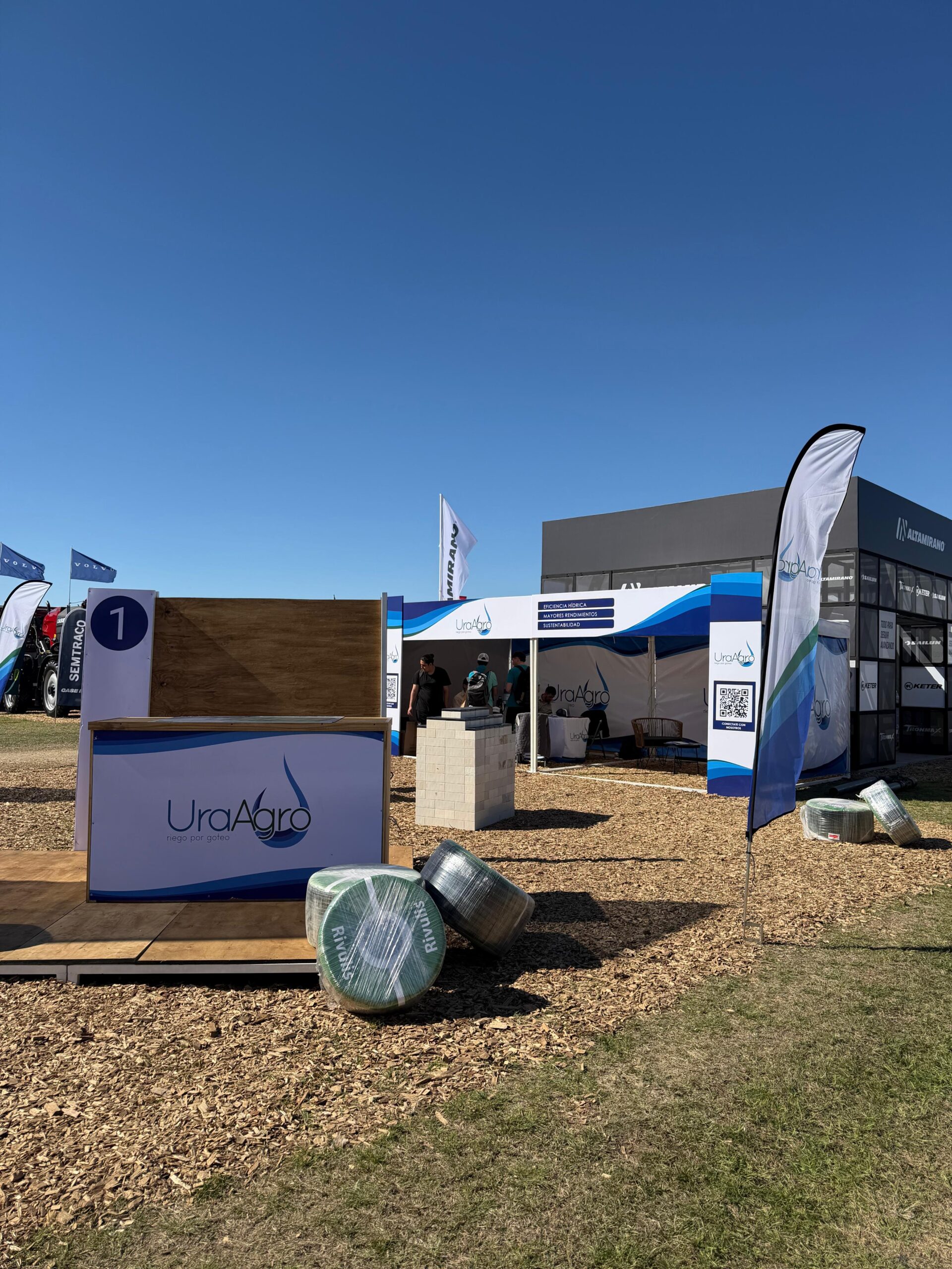 Stand de Ura Agro en la Expo Rural